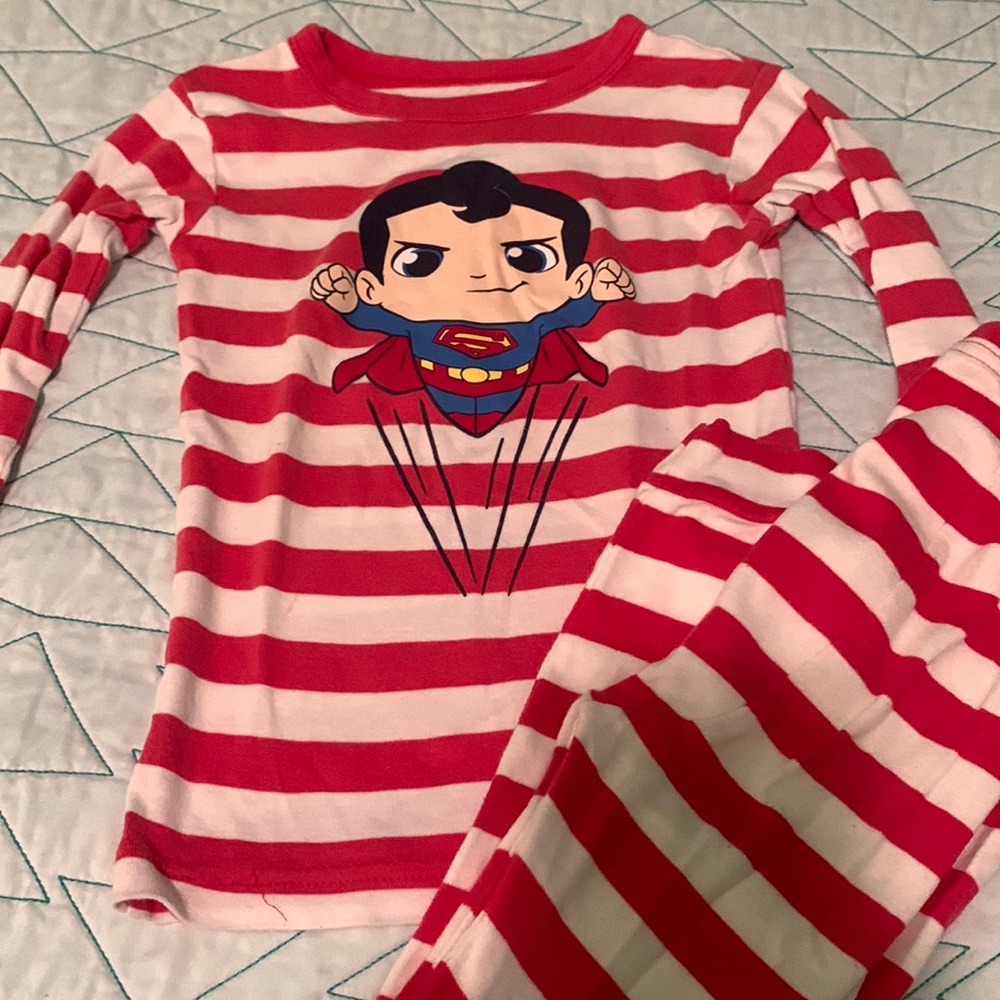 Boys gap superman pajamas 4t